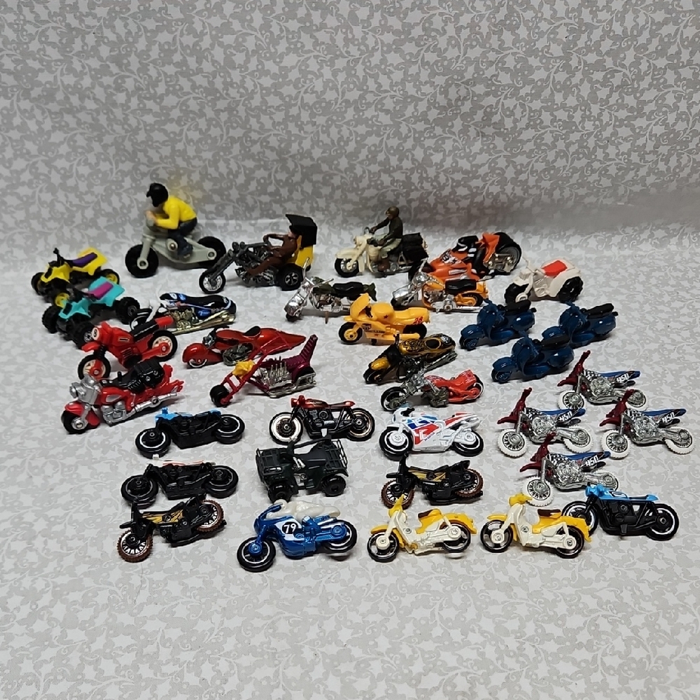 Toy Die-cast Plastic Motorcycle ATV Hot Wheels Matchbox Buddy L More